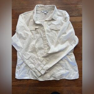 Guide Series women’s long sleeve button-front shirt in size XL.